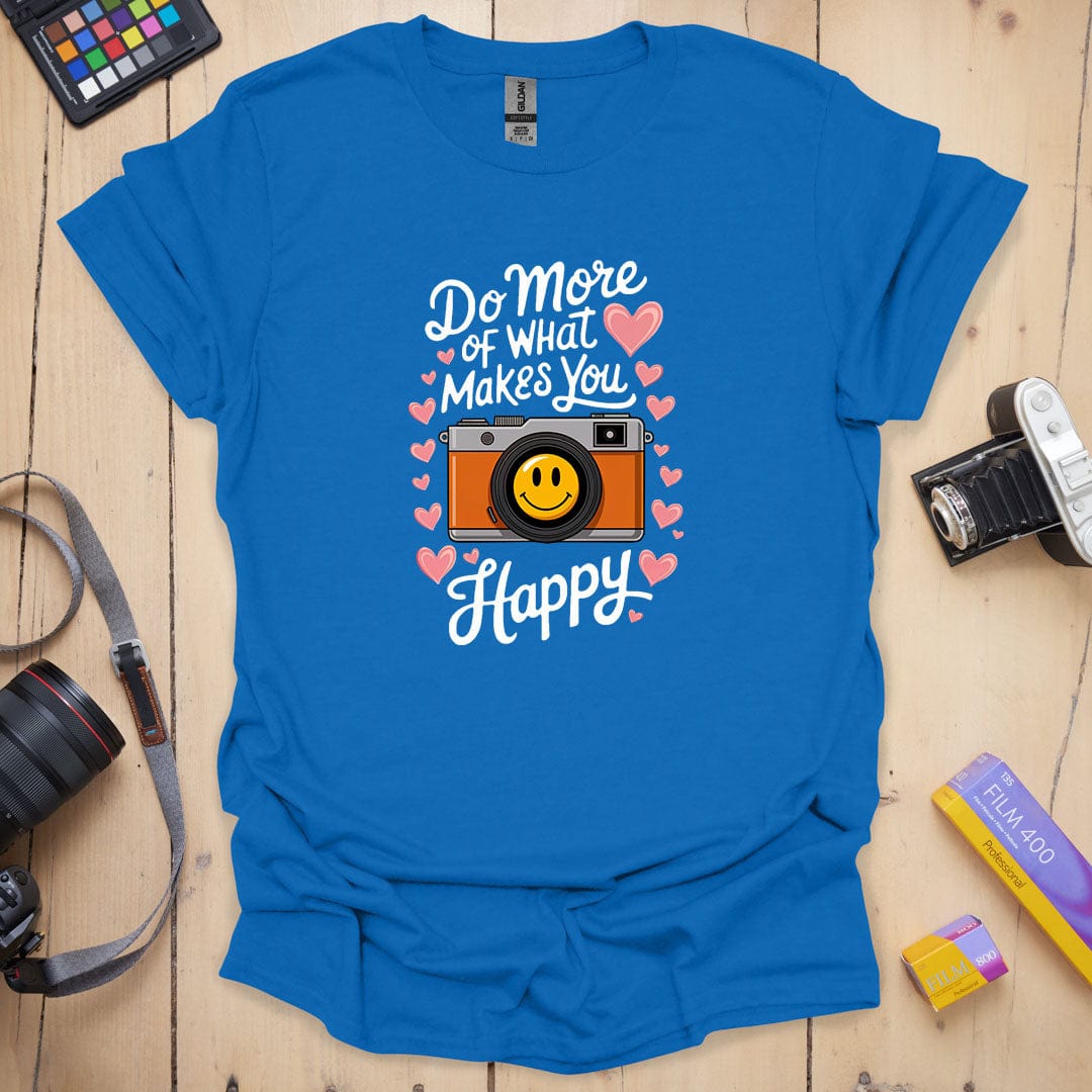 T-Shirt With Happy Photography-Inspired Message