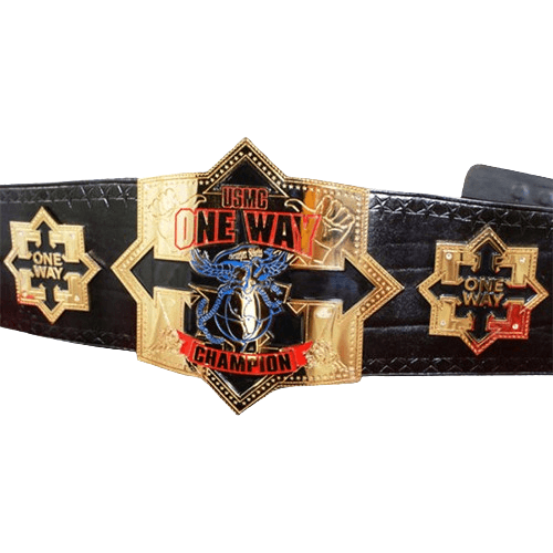 Marine’s ONE WAY Championship Title Belt