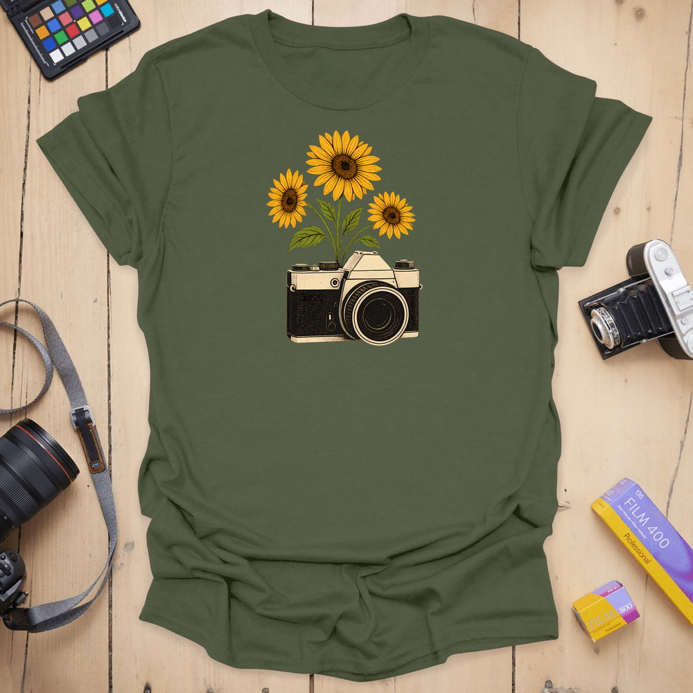 415 Sunflowers - Military Green
