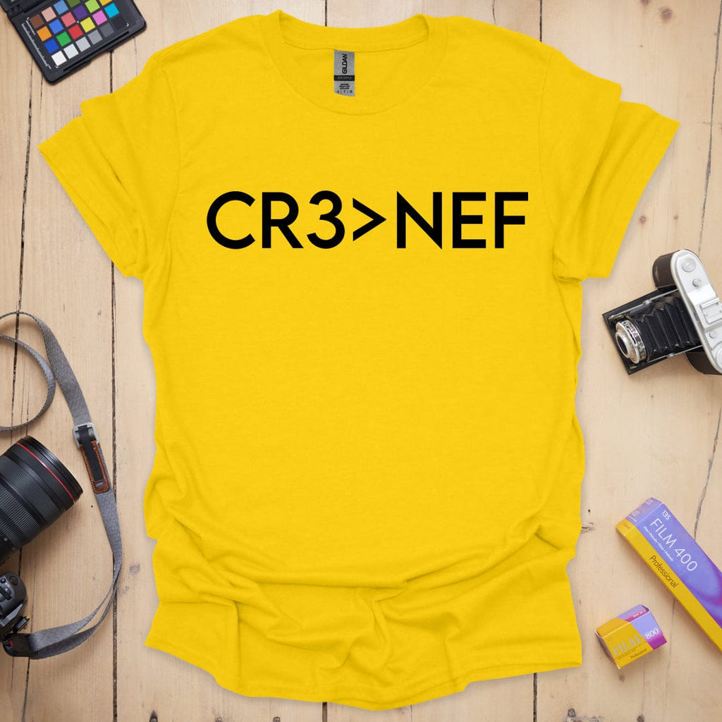 T-Shirt for Canon Shooters Who Love CR3 to NEF