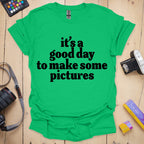 T-Shirt With Feel-Good Slogan for Shoot Days