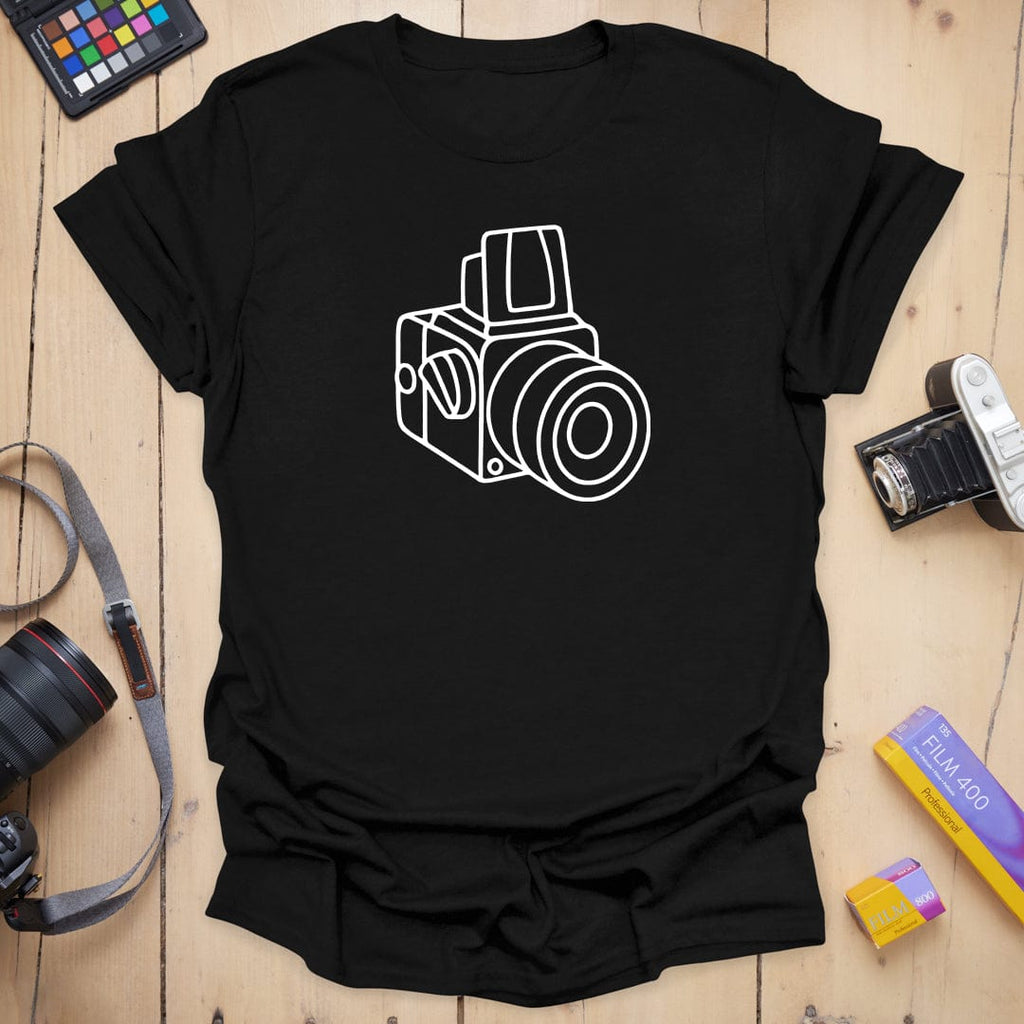 T-Shirt With 503CW Camera Line Art