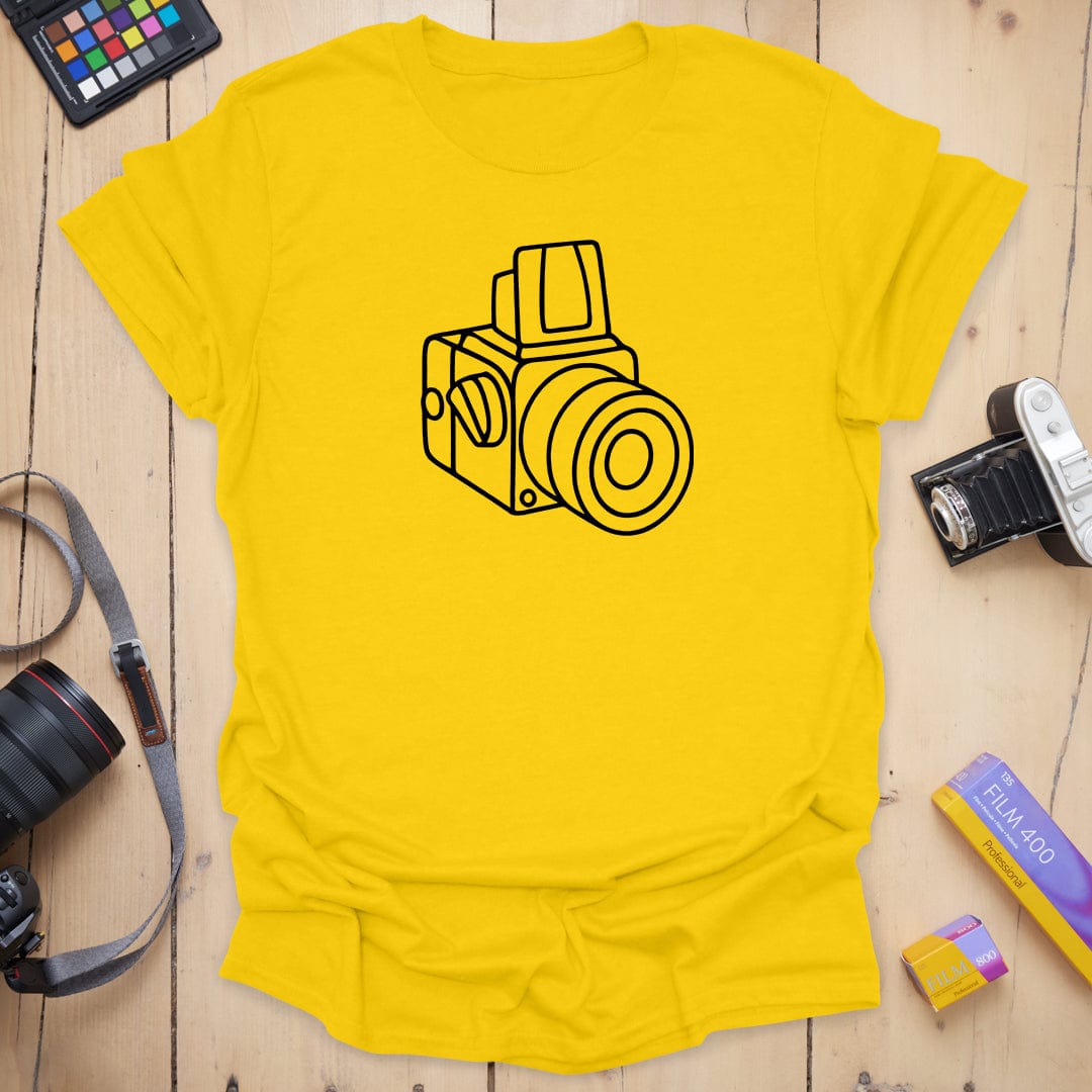 T-Shirt With 503CW Camera Line Art