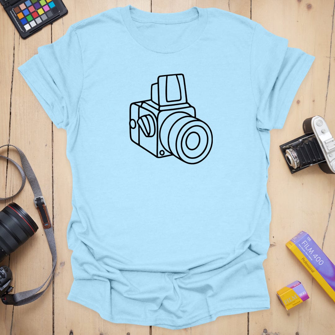 T-Shirt With 503CW Camera Line Art
