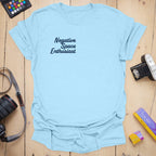 T-Shirt With Negative Space Minimalist Graphic