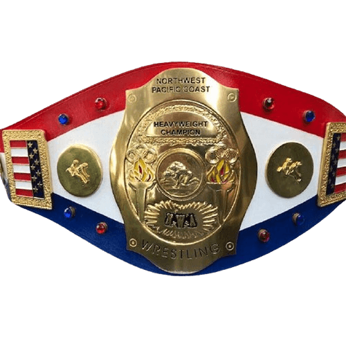 NWA Northwest Pacific Coast Heavyweight Champion belt Eric Pederson