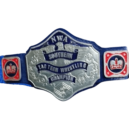 NWA Southern Tag Team Championship Replica Title Belt Old