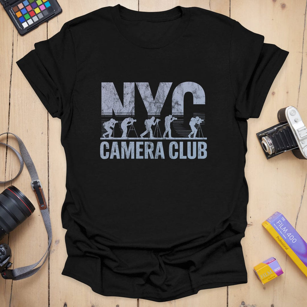 T-Shirt With Vintage NYC Camera Club Design