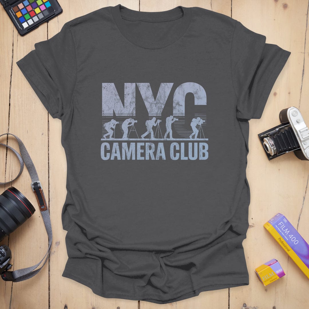 T-Shirt With Vintage NYC Camera Club Design