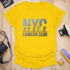 T-Shirt With Vintage NYC Camera Club Design