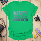 T-Shirt With Vintage NYC Camera Club Design
