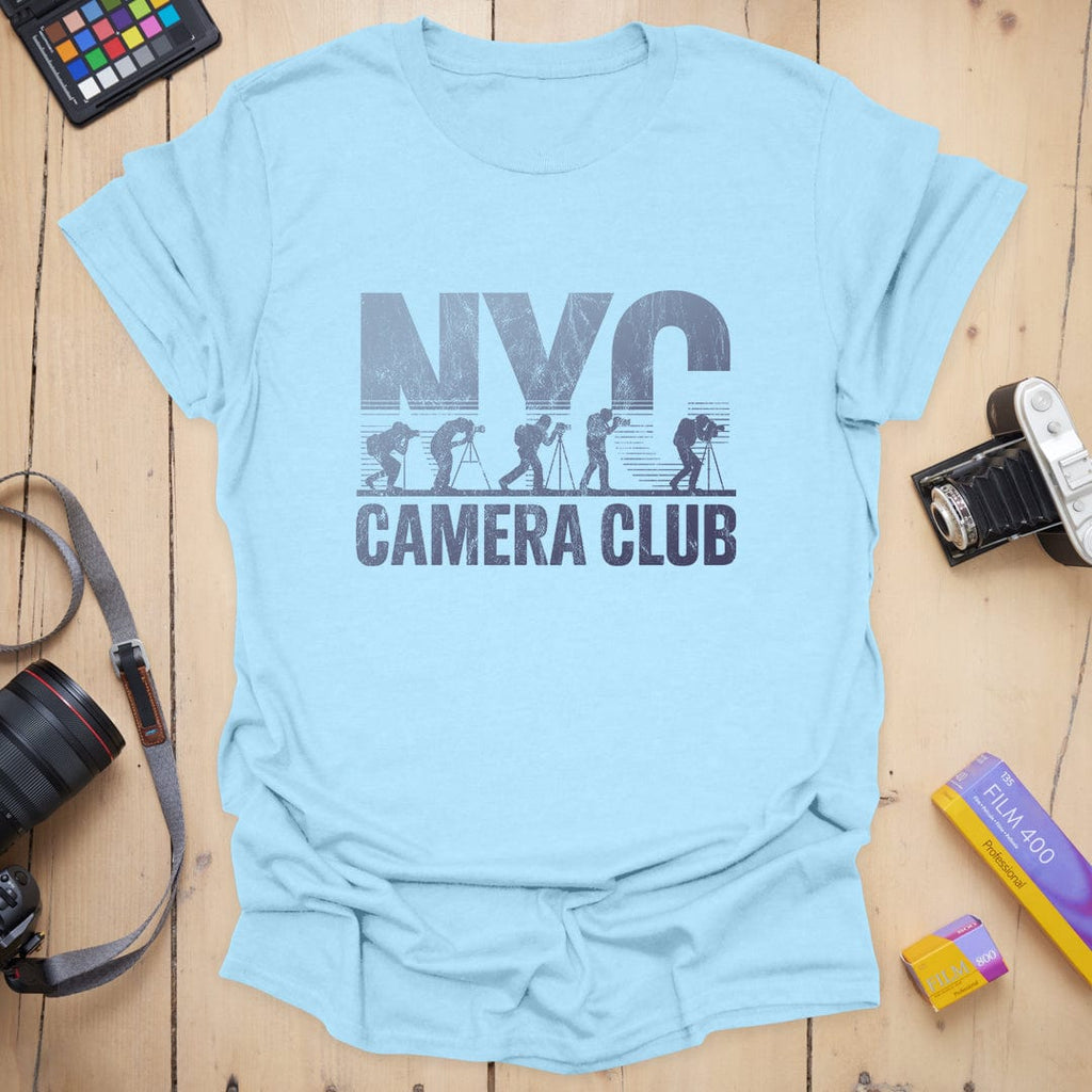 T-Shirt With Vintage NYC Camera Club Design