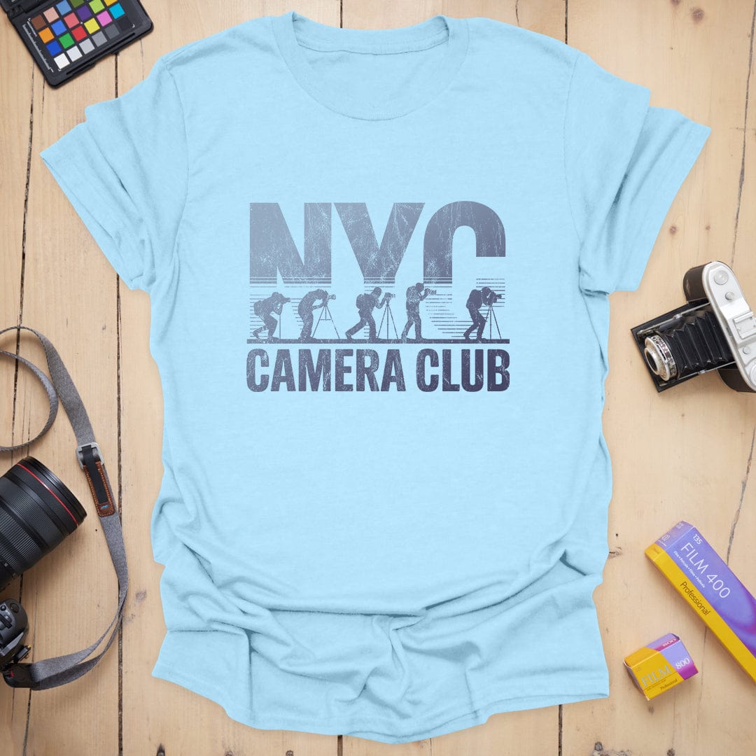 T-Shirt With Vintage NYC Camera Club Design