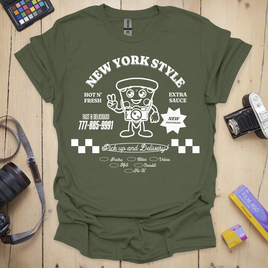 T-Shirt With New York Icons and City Style