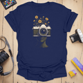 415 Sunflowers - Navy