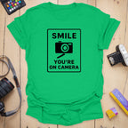 T-Shirt With On-Camera Slogan for Photography Fans