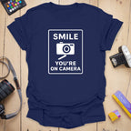 T-Shirt With On-Camera Slogan for Photography Fans