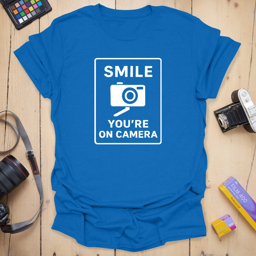 T-Shirt With On-Camera Slogan for Photography Fans