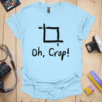 T-Shirt With Photographer Crop Humor