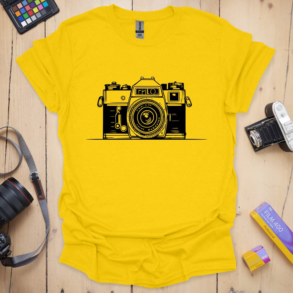 T-Shirt With Classic DSLR-Inspired Design