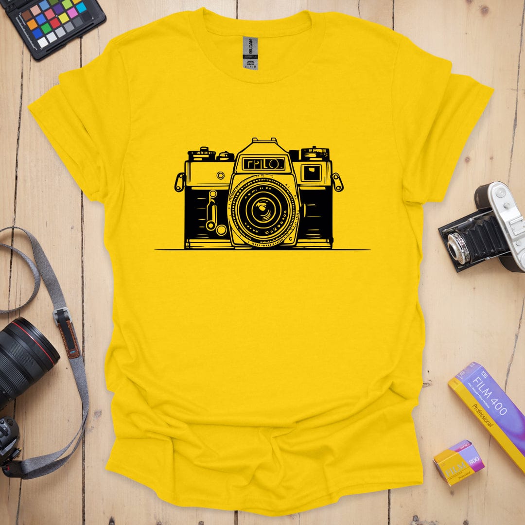 T-Shirt With Classic DSLR-Inspired Design