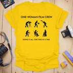 T-Shirt for Filmmakers: One-Woman Crew Design