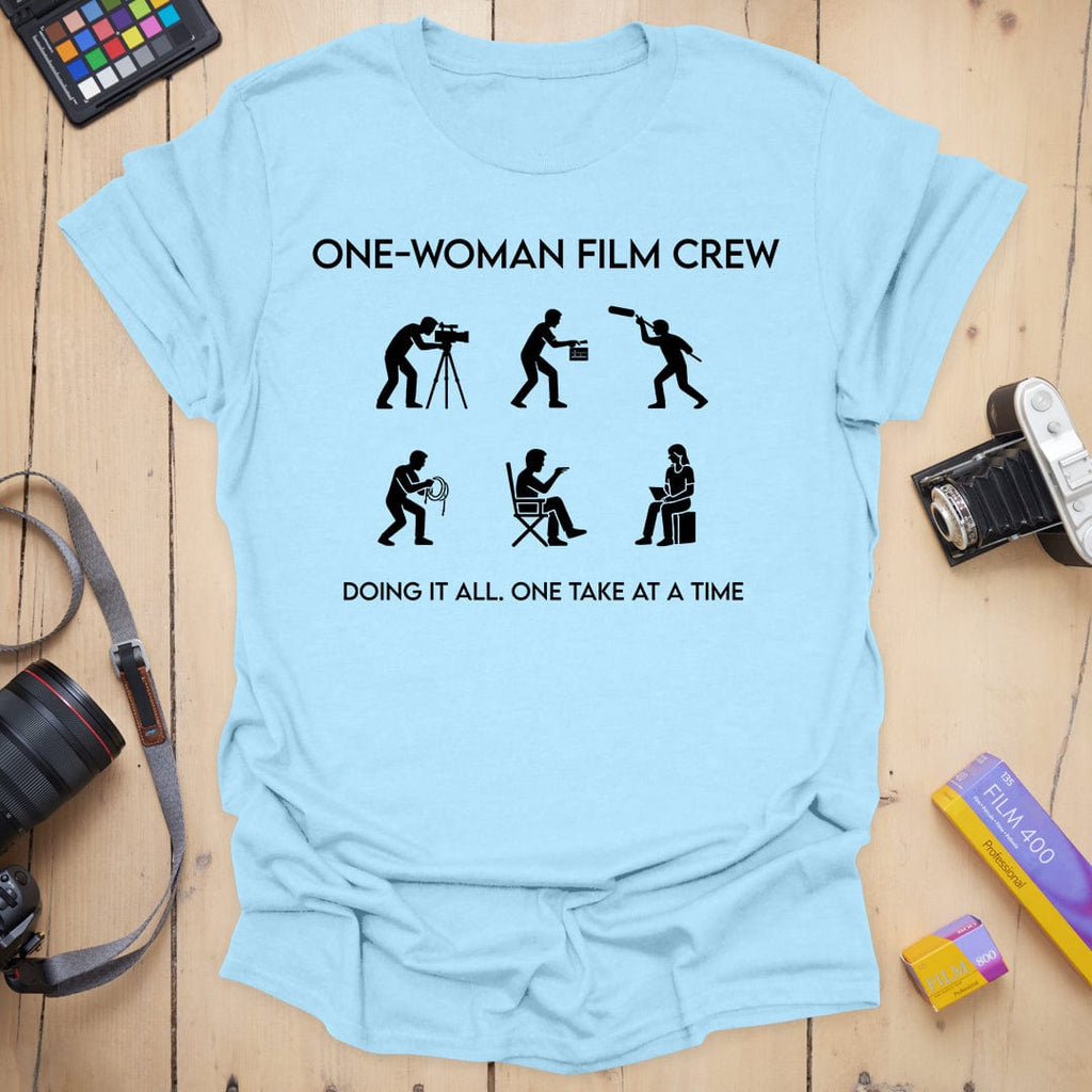 T-Shirt for Filmmakers: One-Woman Crew Design