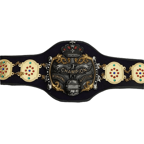 Old NWA International Heavyweight Wrestling Champion Belt