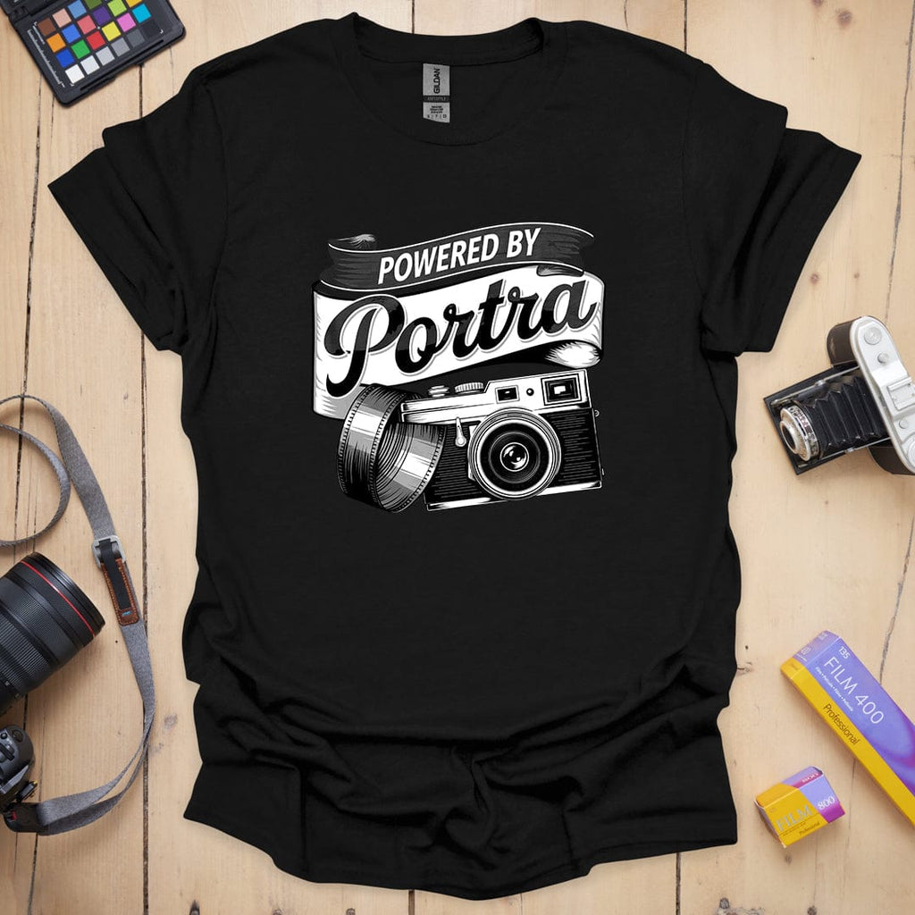 T-Shirt Powered By Portra Photography