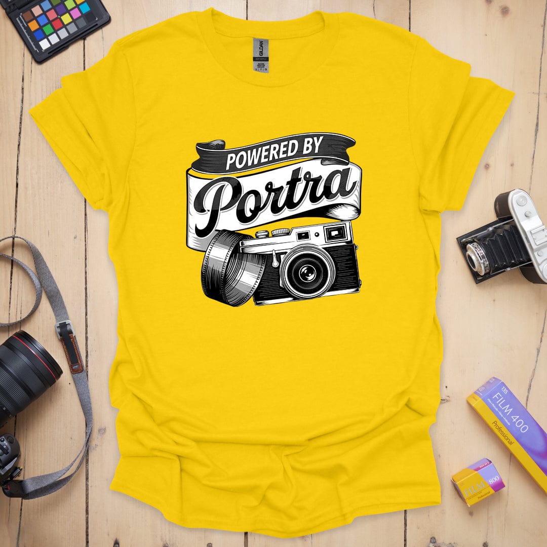T-Shirt Powered By Portra Photography
