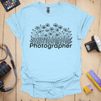 T-Shirt With Poppy Field Photography Design