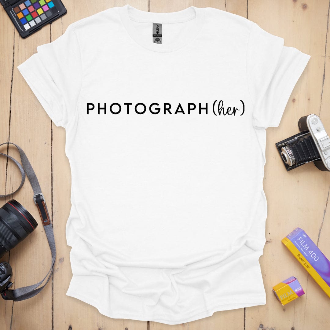 T-Shirt With Photograp(her) Graphic Design