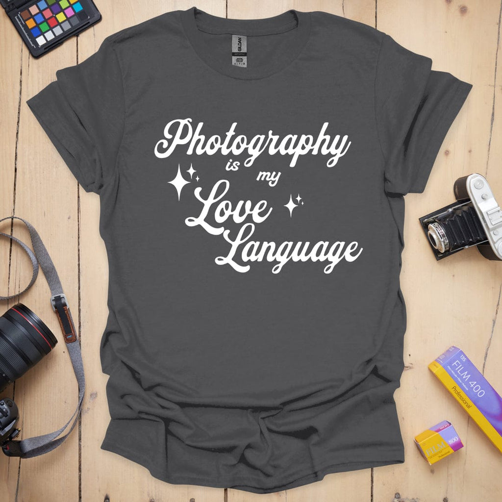 T-Shirt for Photography Lovers Who Speak in Prints