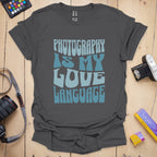 T-Shirt With Photography Love Language Graphic