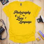 T-Shirt for Photography Lovers Who Speak in Prints