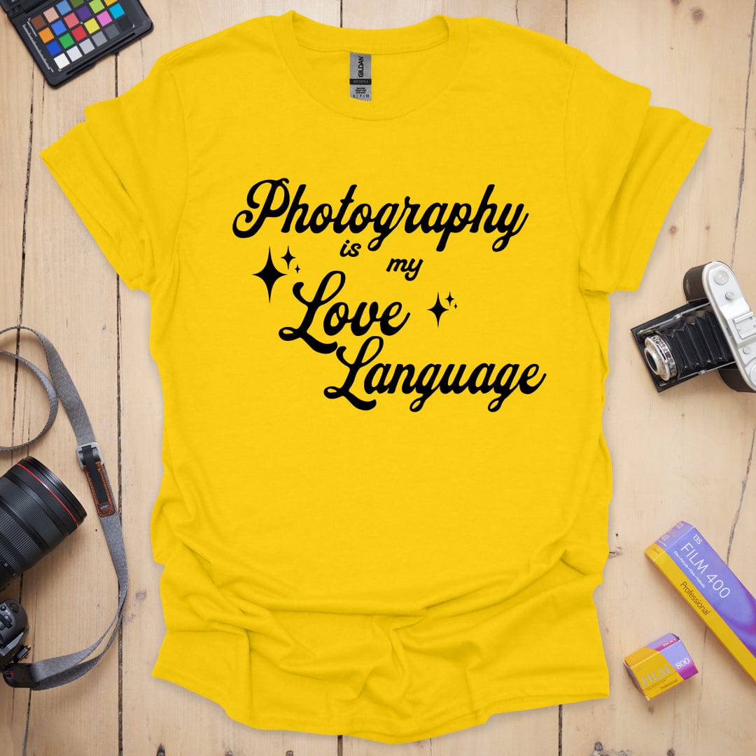 T-Shirt for Photography Lovers Who Speak in Prints