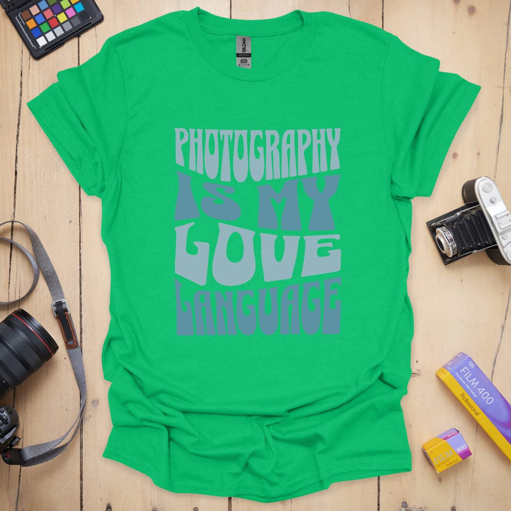 T-Shirt With Photography Love Language Graphic