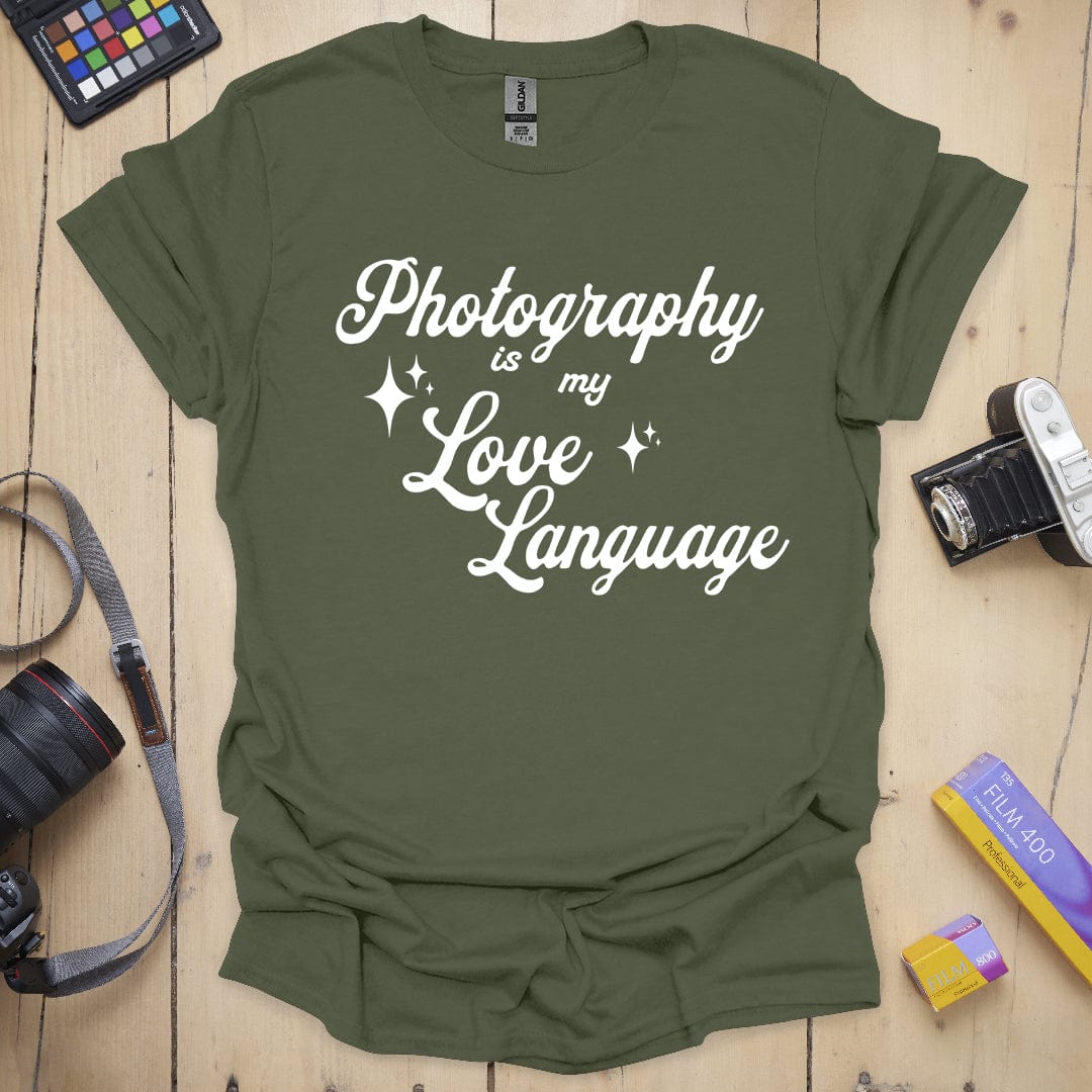 T-Shirt for Photography Lovers Who Speak in Prints