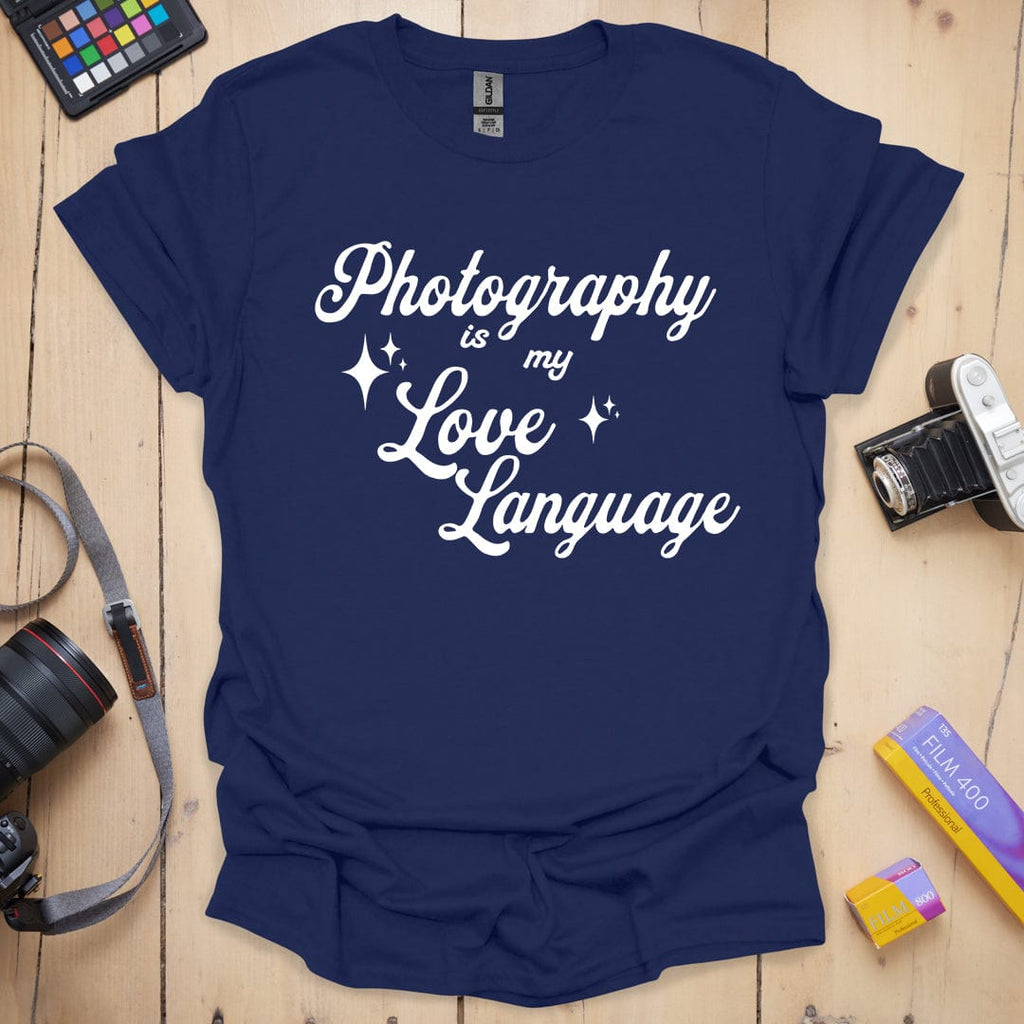 T-Shirt for Photography Lovers Who Speak in Prints