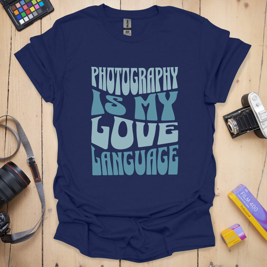 T-Shirt With Photography Love Language Graphic