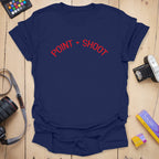 T-Shirt With Red Point and Shoot Camera Graphic