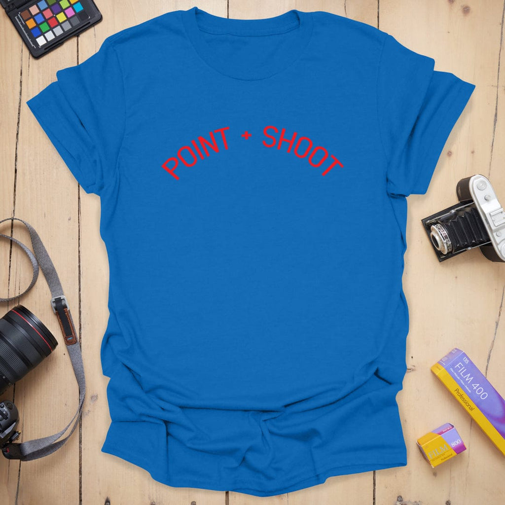 T-Shirt With Red Point and Shoot Camera Graphic