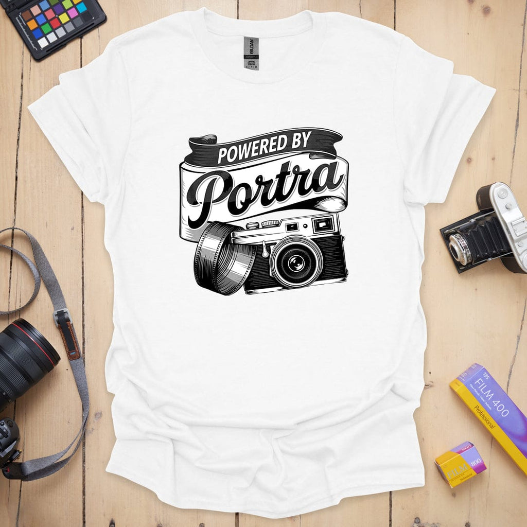 T-Shirt Powered By Portra Photography
