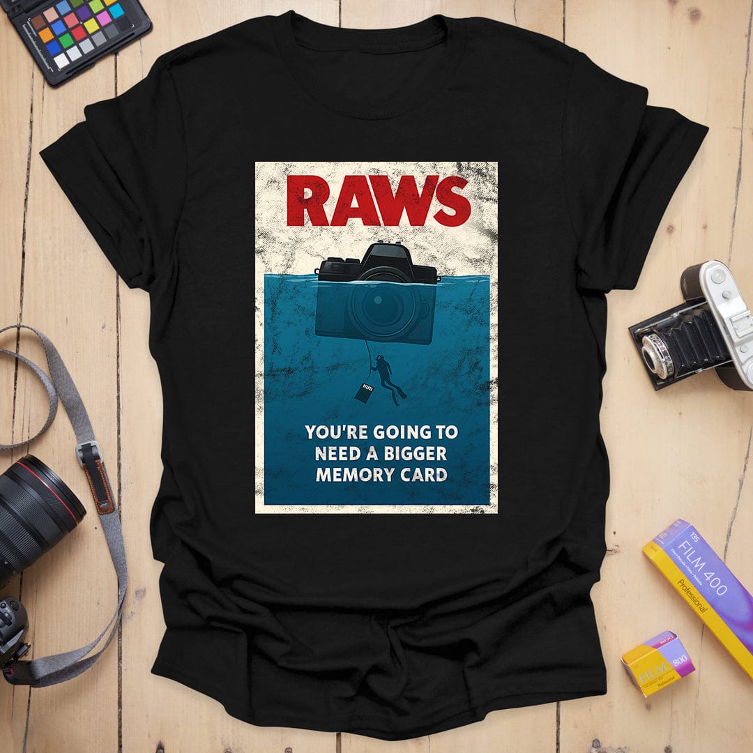 T-Shirt With Distressed Raws Movie Poster Design