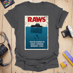 T-Shirt With Distressed Raws Movie Poster Design