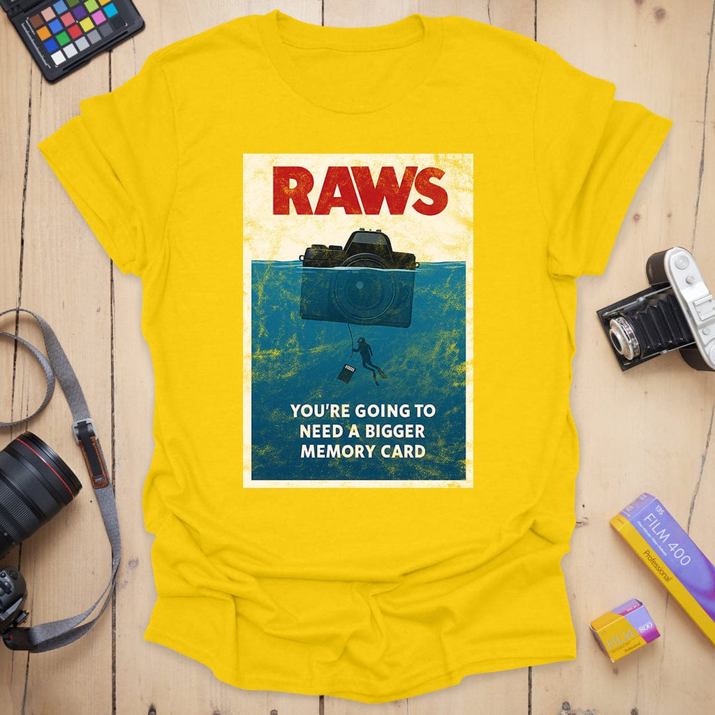 T-Shirt With Distressed Raws Movie Poster Design