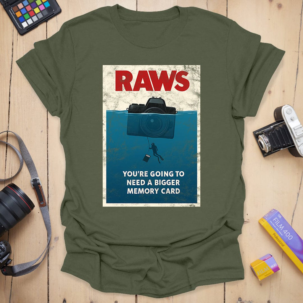 T-Shirt With Distressed Raws Movie Poster Design
