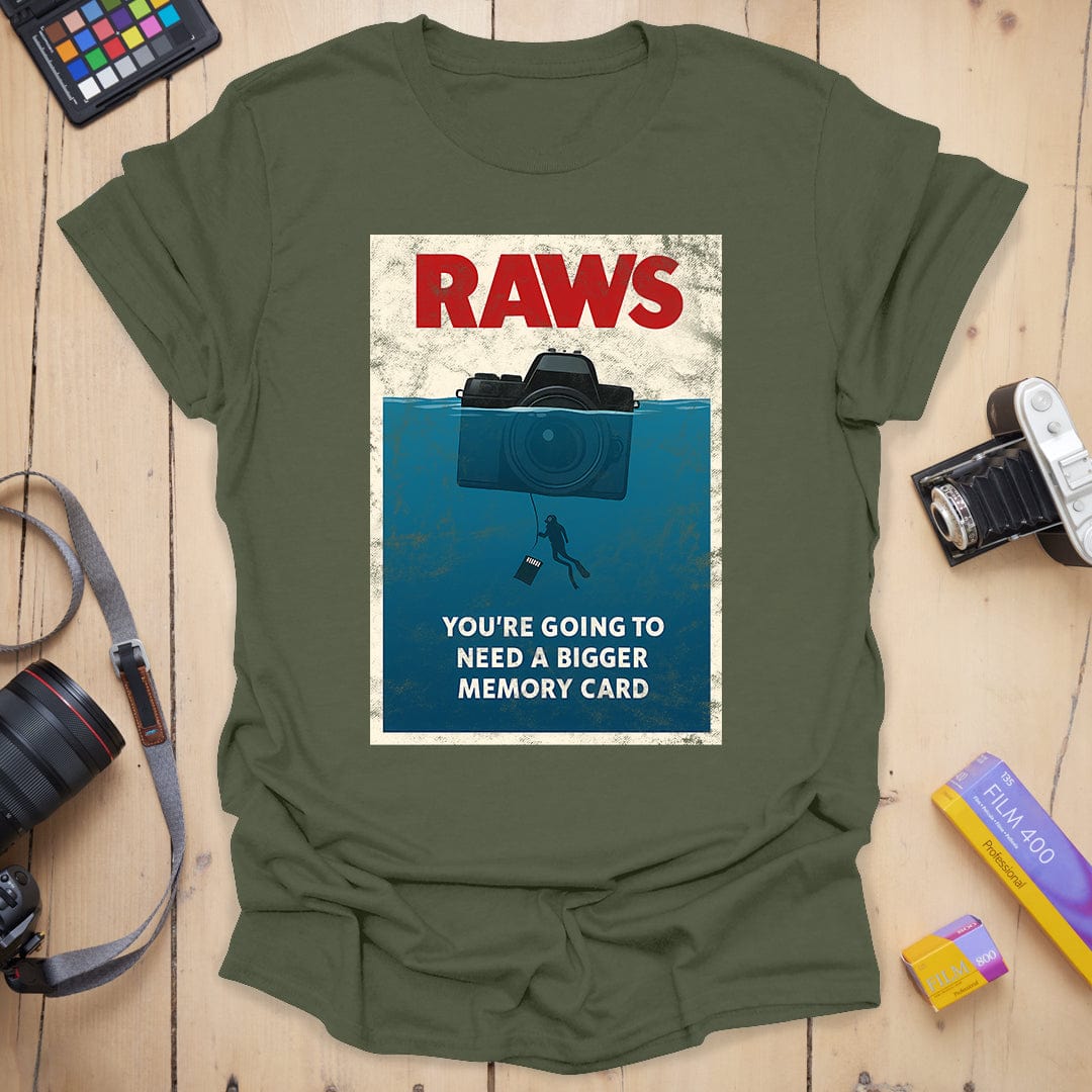 T-Shirt With Distressed Raws Movie Poster Design