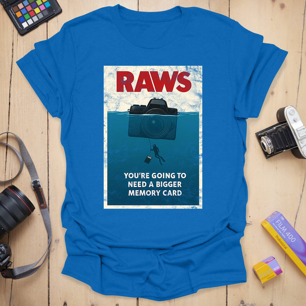 T-Shirt With Distressed Raws Movie Poster Design