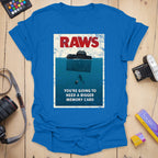T-Shirt With Distressed Raws Movie Poster Design